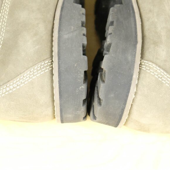 Timberland Boots Womens 4 Gray Green Suede Lace Up Fleece Lined - Picture 7 of 9
